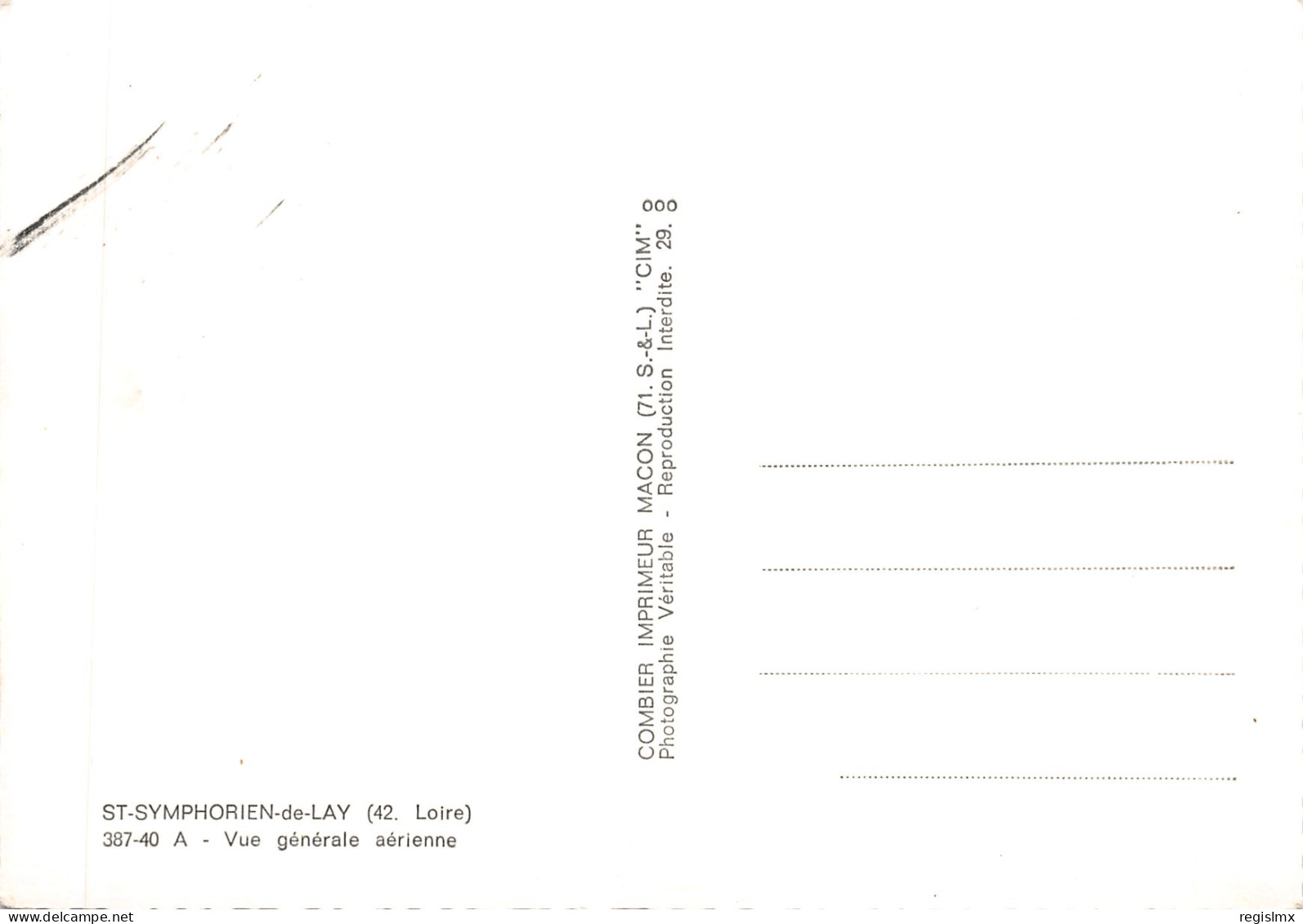 42-SAINT SYMPHORIEN DE LAY-N°579-A/0025 - Otros & Sin Clasificación