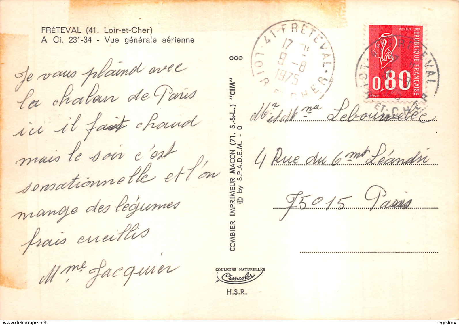 41-FRETEVAL-N°578-D/0319 - Other & Unclassified