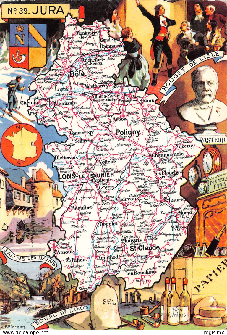39-PANORAMA DU JURA-N°578-D/0149 - Other & Unclassified