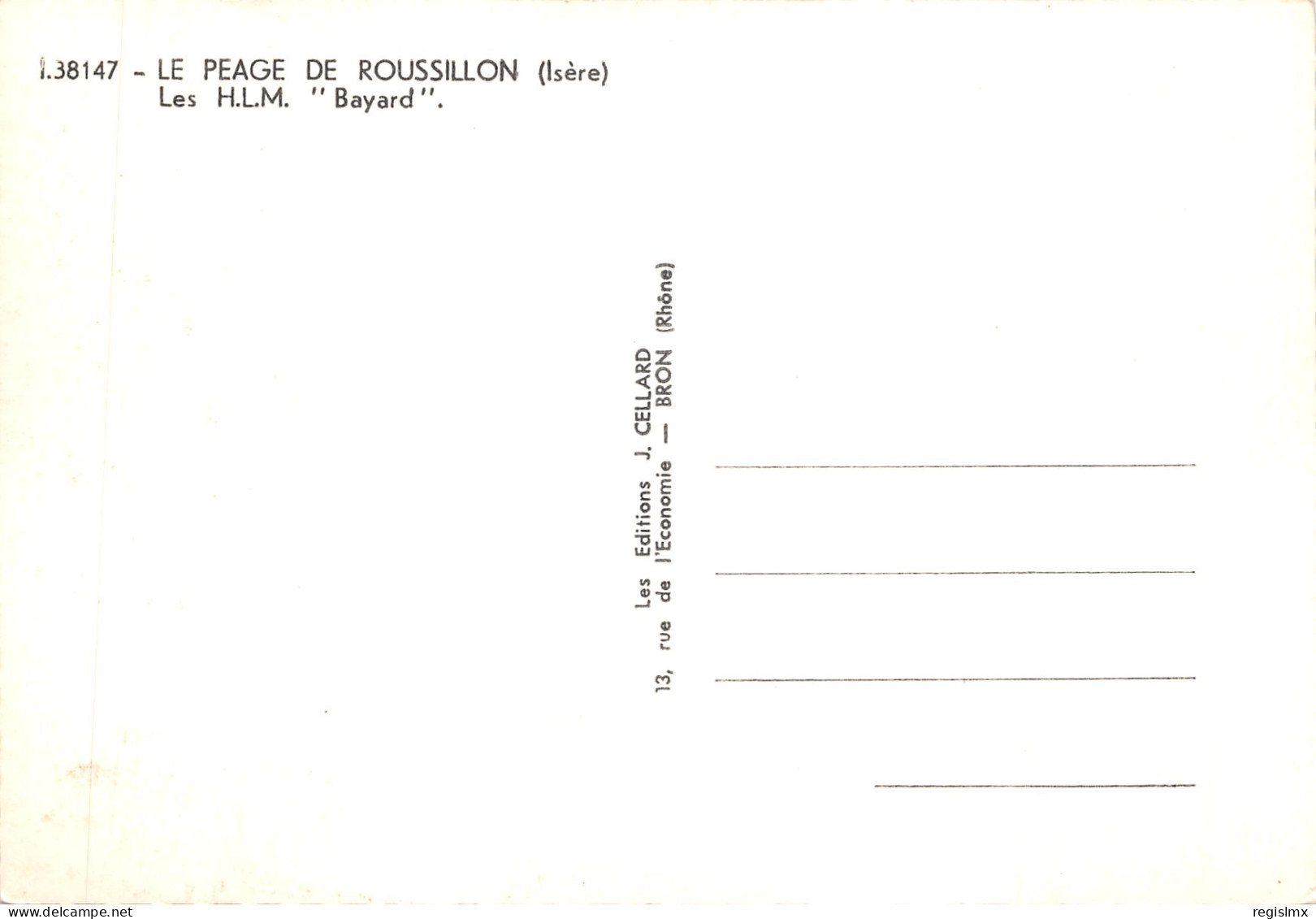 38-LE PEAGE DE ROUSSILLON-N°578-D/0101 - Other & Unclassified