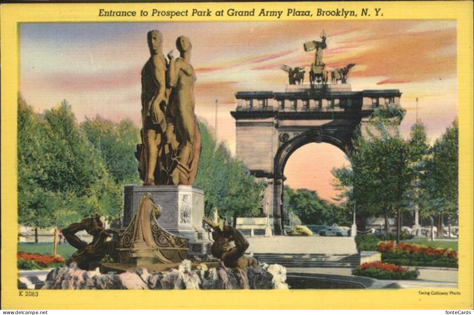 11326100 Brooklyn_New_York Entrance To Prospect Park Grand Army Plaza - Andere & Zonder Classificatie