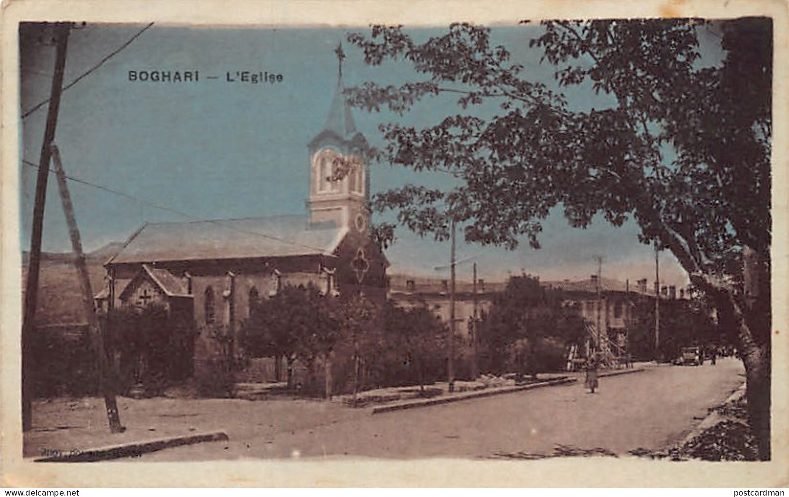 Algérie - BOGHARI - L'église - Ed. Inconnu  - Sonstige & Ohne Zuordnung