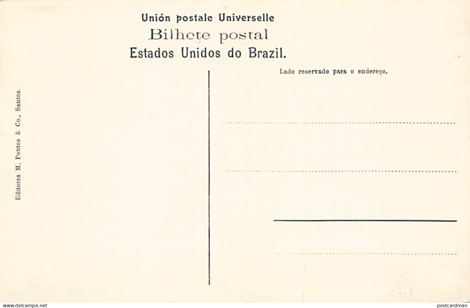 BRASIL Brazil - Indios Guarani - Ed. M. Pontes & Co. 111 - Andere & Zonder Classificatie