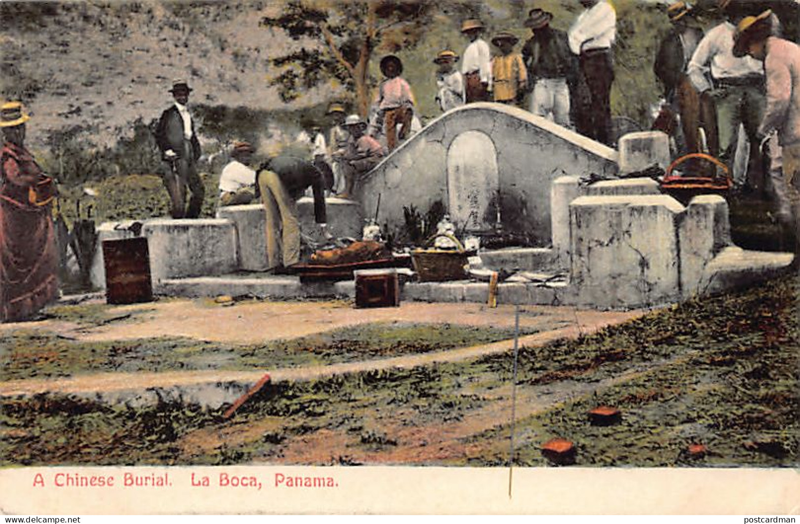 Panamá - LA BOCA - A Chinese Burial - Publ. I. L. Maduro Jr. 159 - Panama