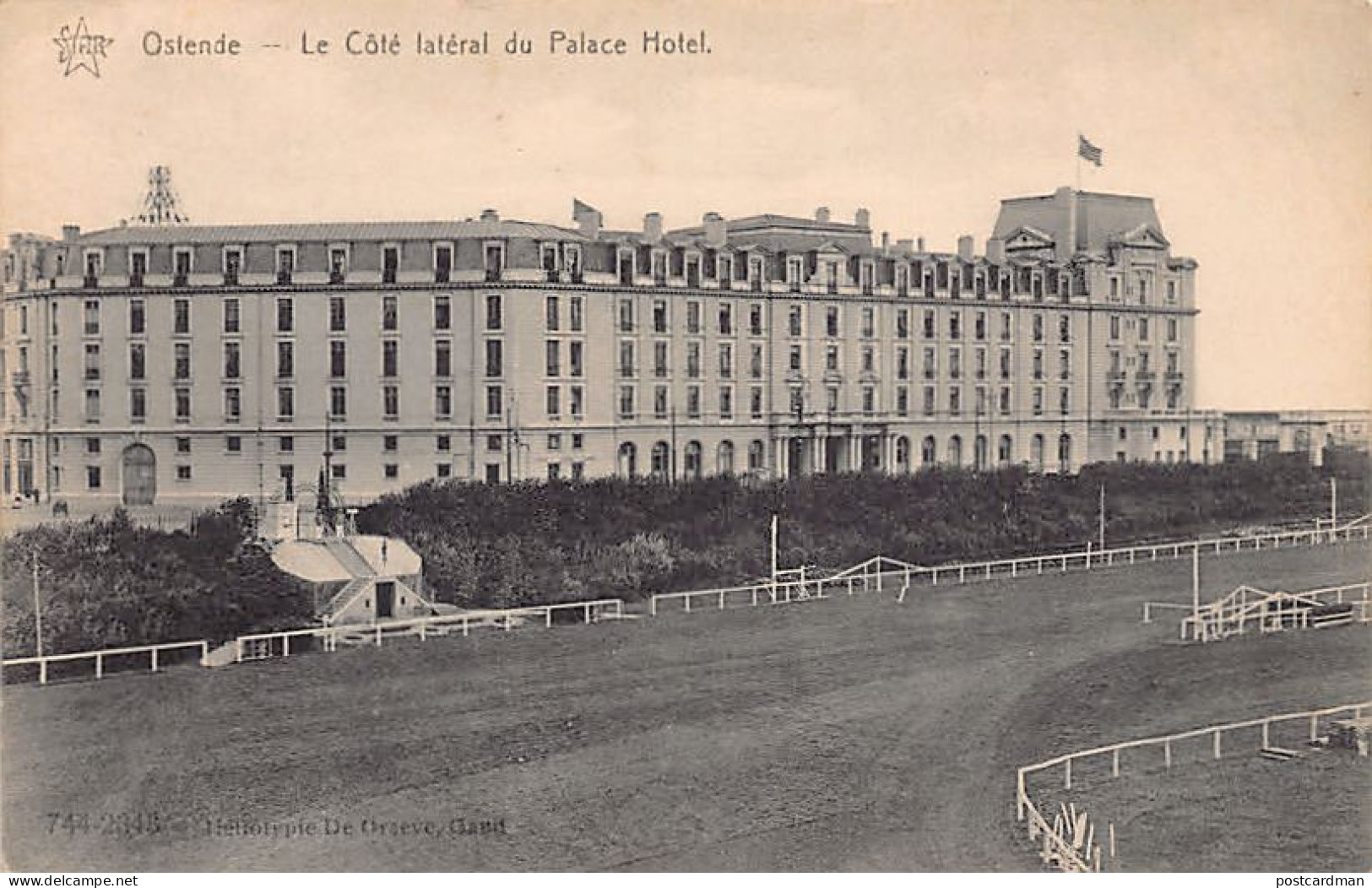 België - OOSTENDE (W. Vl.) Palace Hotel - Wellington-renbaan - Oostende