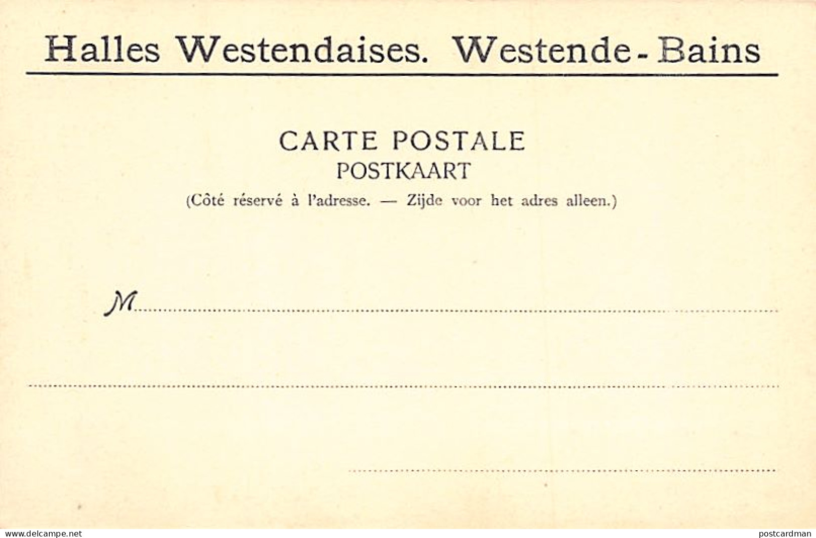 België - WESTENDE (W. Vl.) Statie - Westende Bains Station - Uitg. Nels - Westende