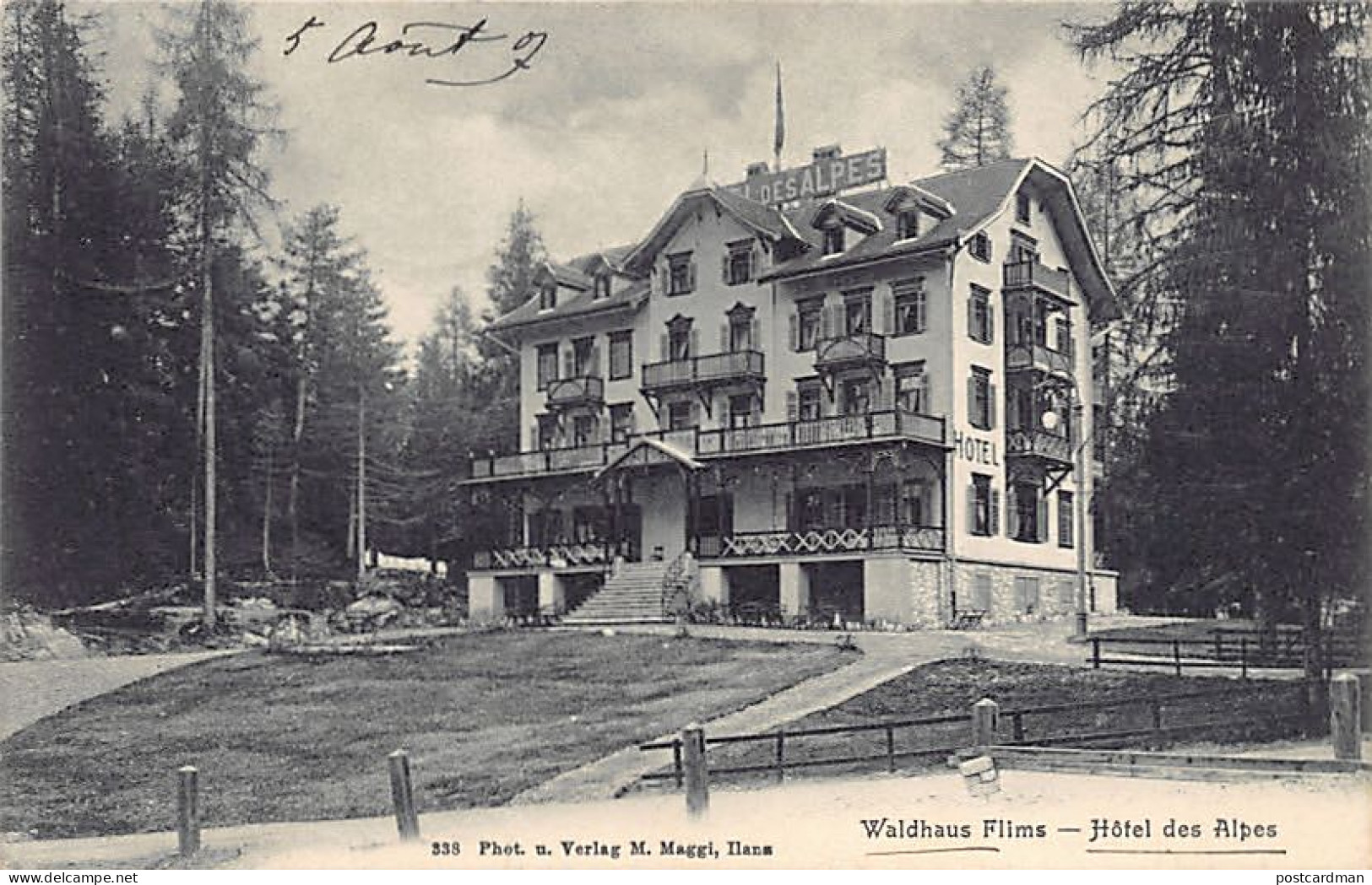 FLIMS (GR) Waldhaus Flims - Hôtel Des Alpes - Verlag M. Maggi 338 - Flims
