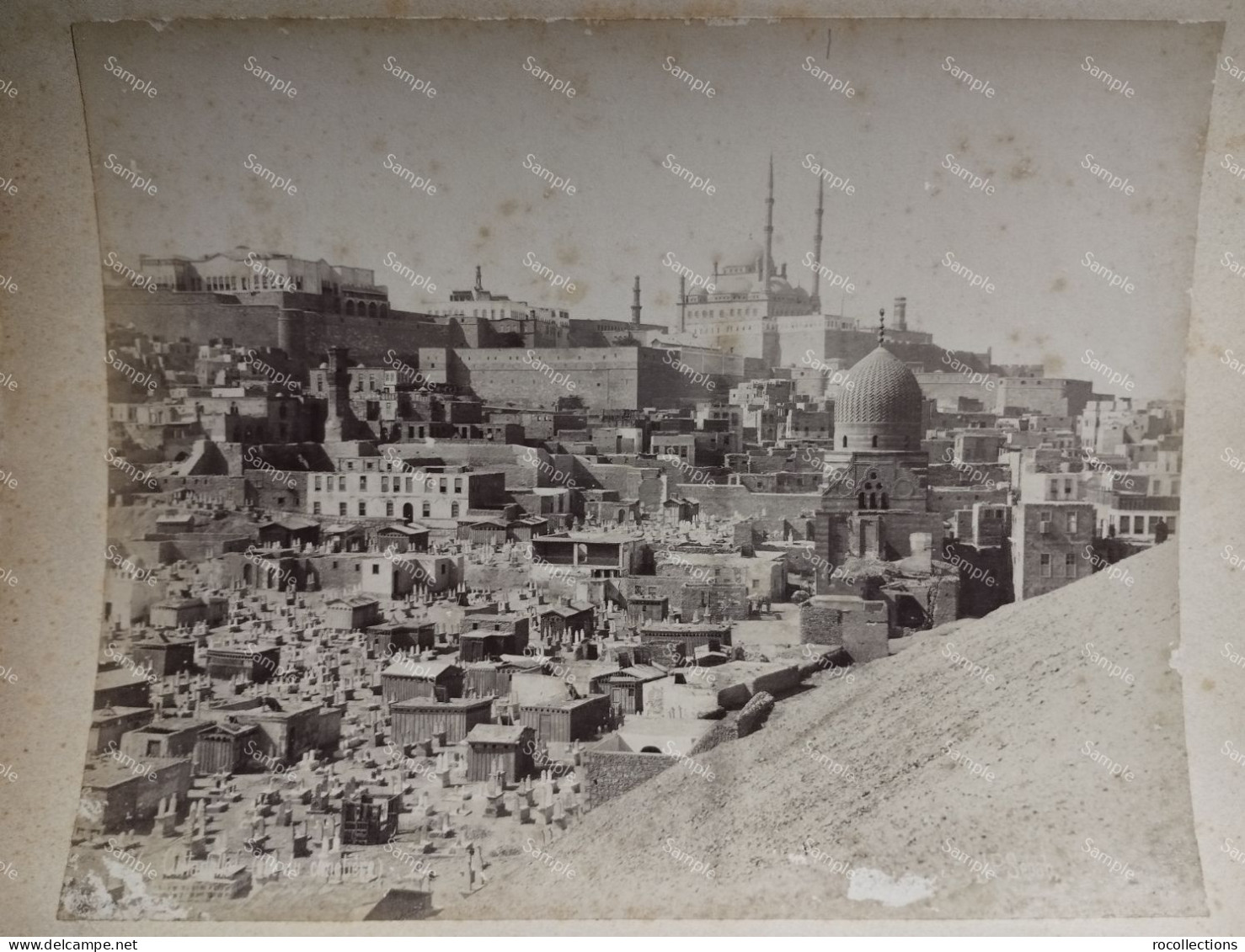 Egypt CAIRO Ancient Photo J.P.Sebah. 270x217 Mm. Glued On Cardboard - Afrika