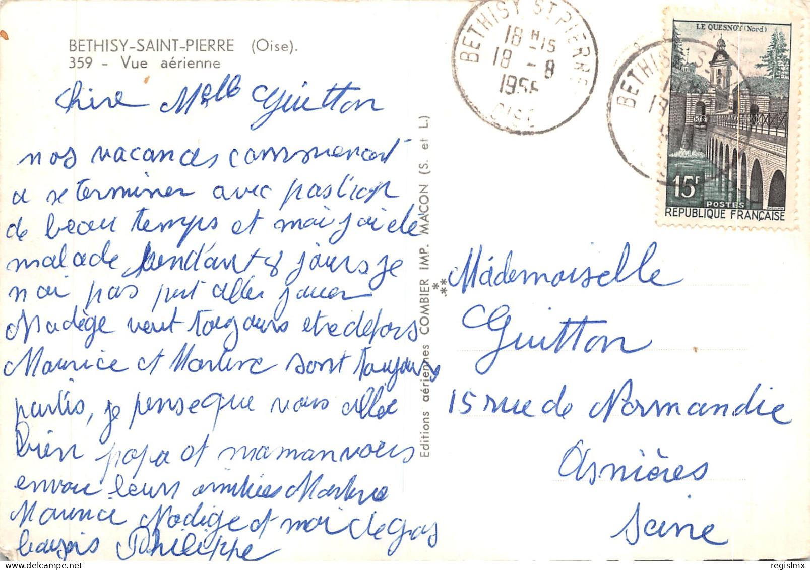 60-BETHISY SAINT PIERRE-N°579-D/0113 - Other & Unclassified