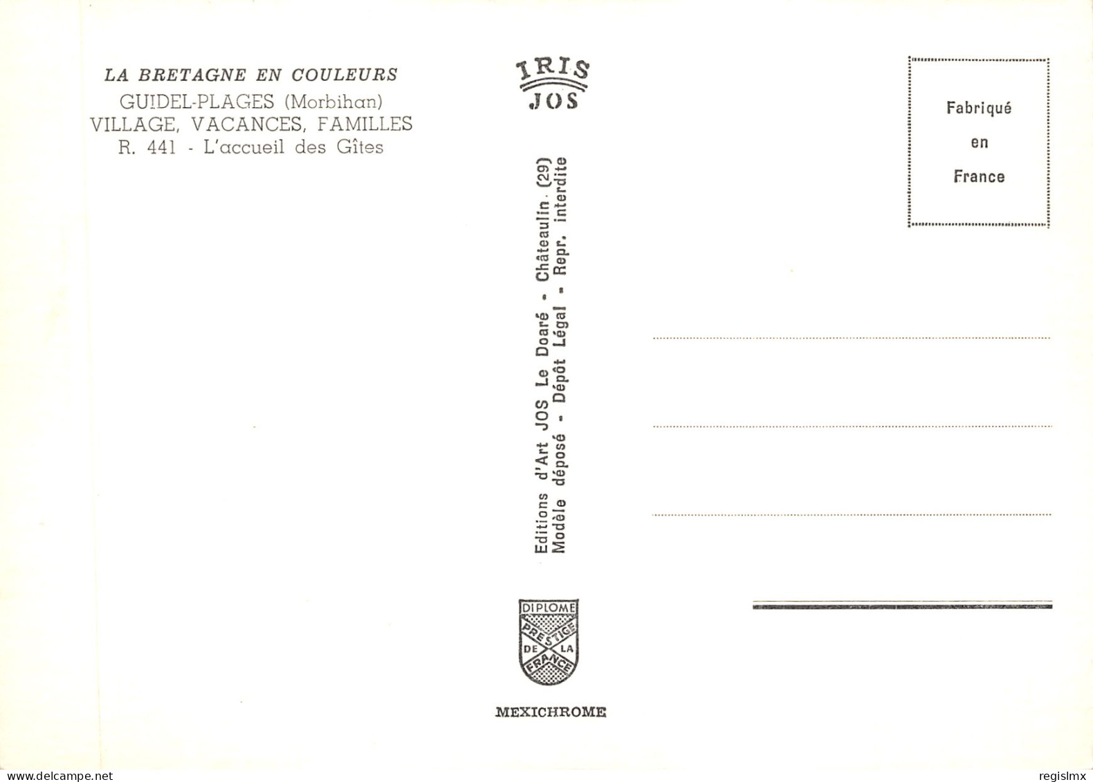 56-GUIDEL-VVF-N°579-C/0151 - Other & Unclassified