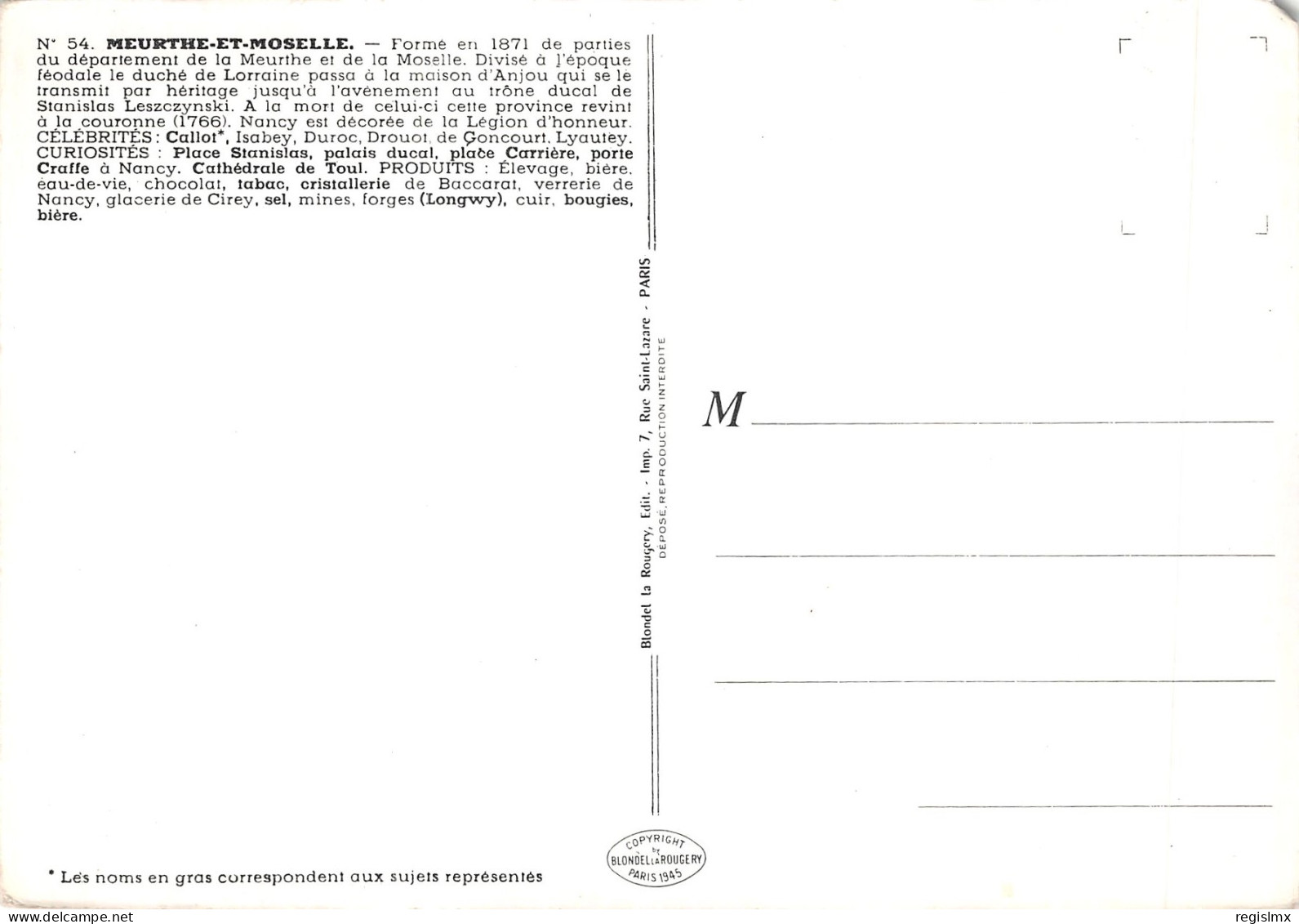 54-PANORAMA DE MEURTHE ET MOSELLE-N°579-C/0033 - Other & Unclassified