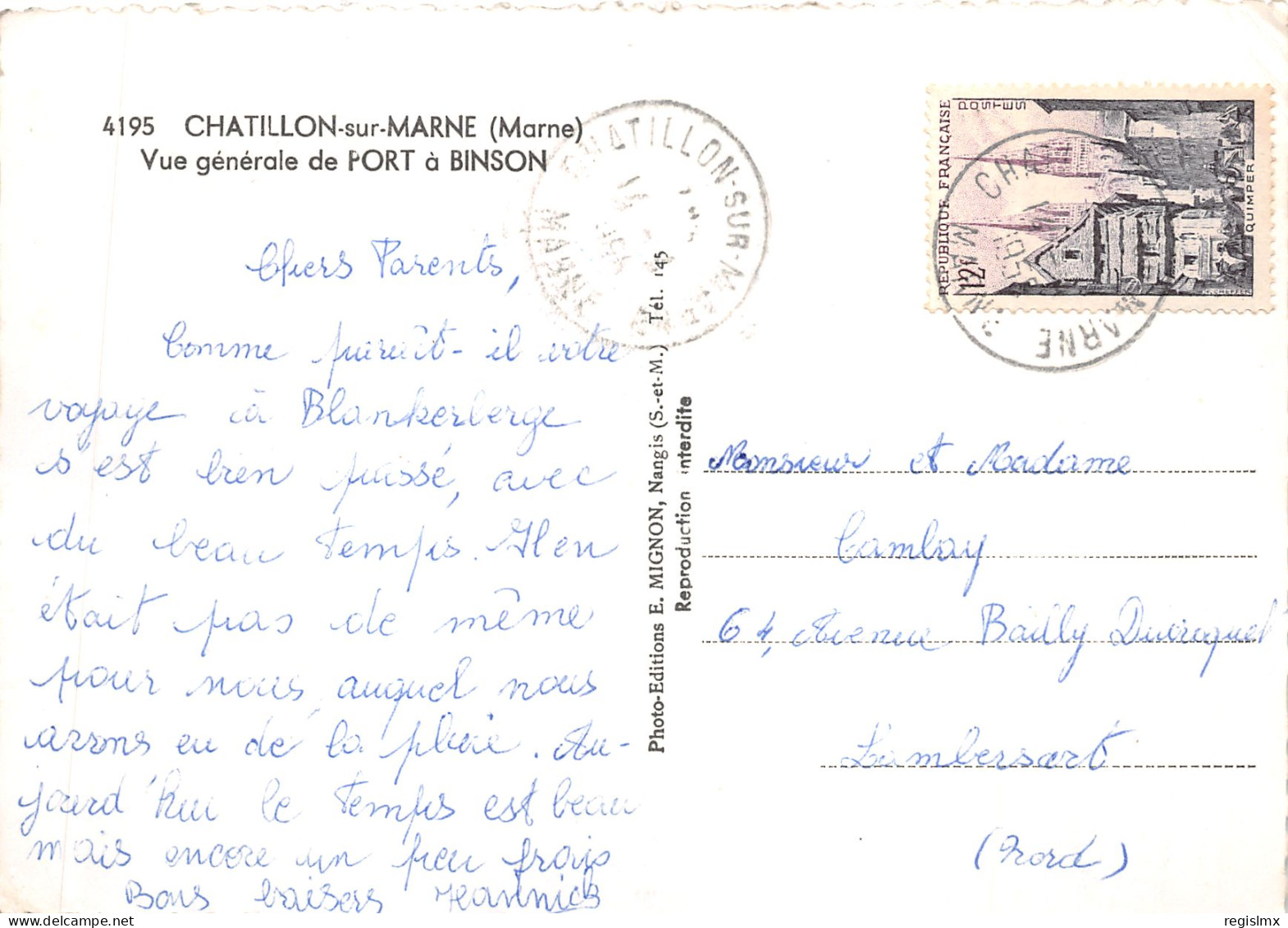 51-CHATILLON SUR MARNE-N°579-B/0331 - Châtillon-sur-Marne