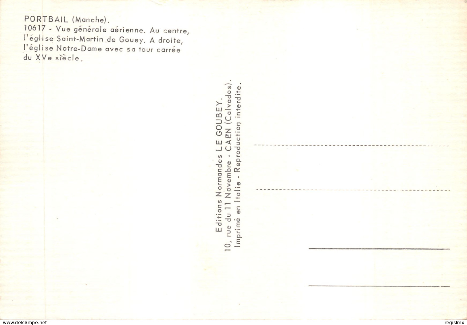 50-PORTBAIL-N°579-B/0239 - Otros & Sin Clasificación