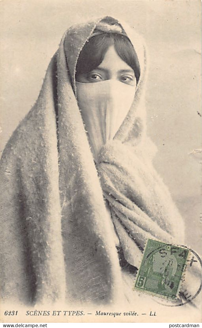 Algérie - Mauresque Voilée - Ed. Lévy & Fils 6231 - Femmes