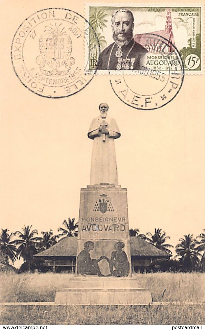 Congo - BRAZZAVILLE - Statue De Monseigneur Augouard - CARTE MAXIMUM - Ed. Inconnu  - Brazzaville
