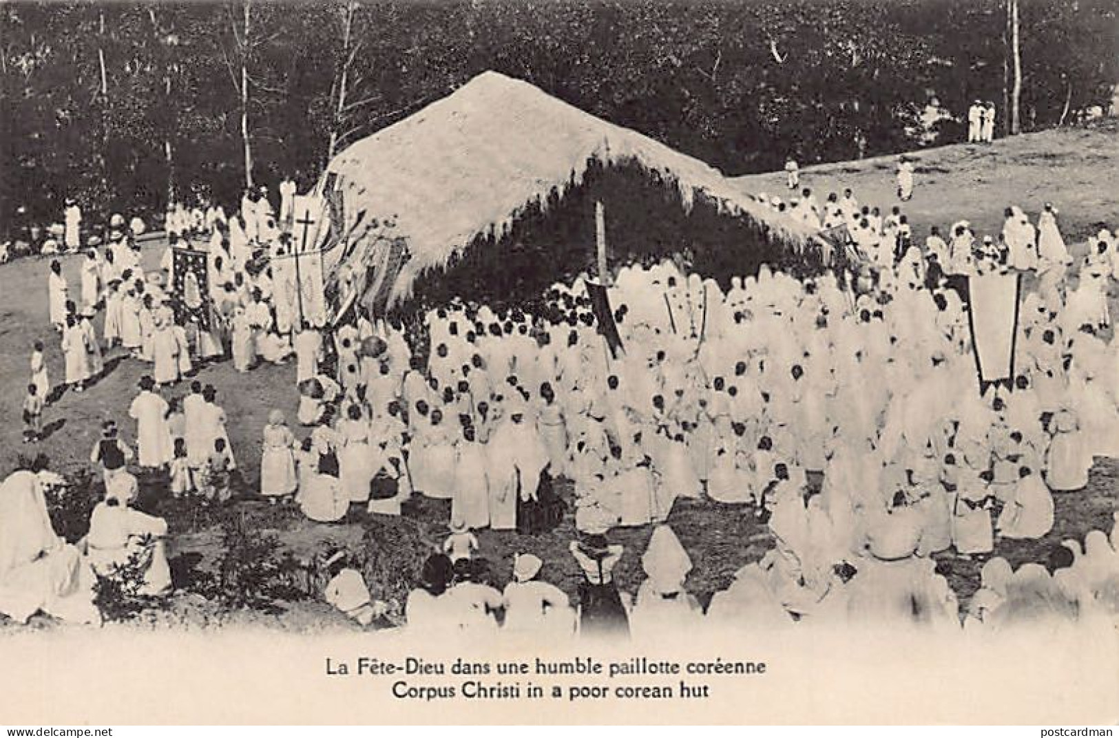 Korea - Corpus Christi In A Poor Korean Hut - Publ. Foreign Missions Of Paris, France - Korea, South