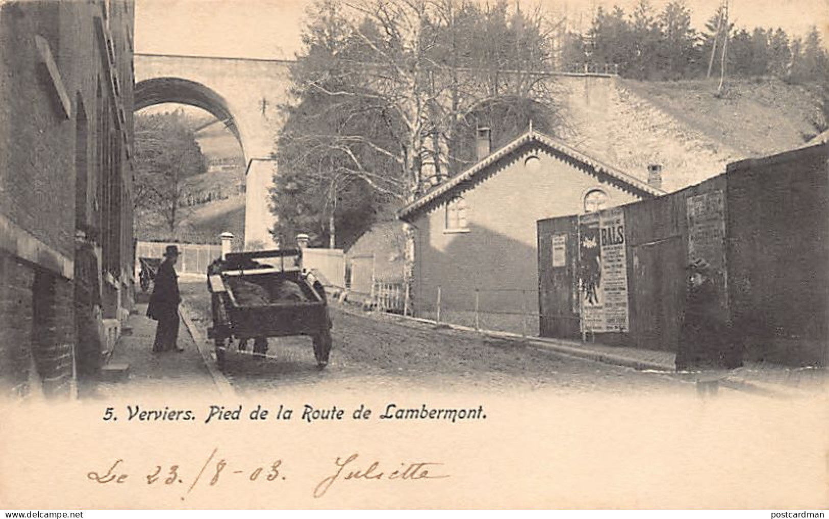 VERVIERS (Liège) Pied De La Route De Lambermont - Verviers