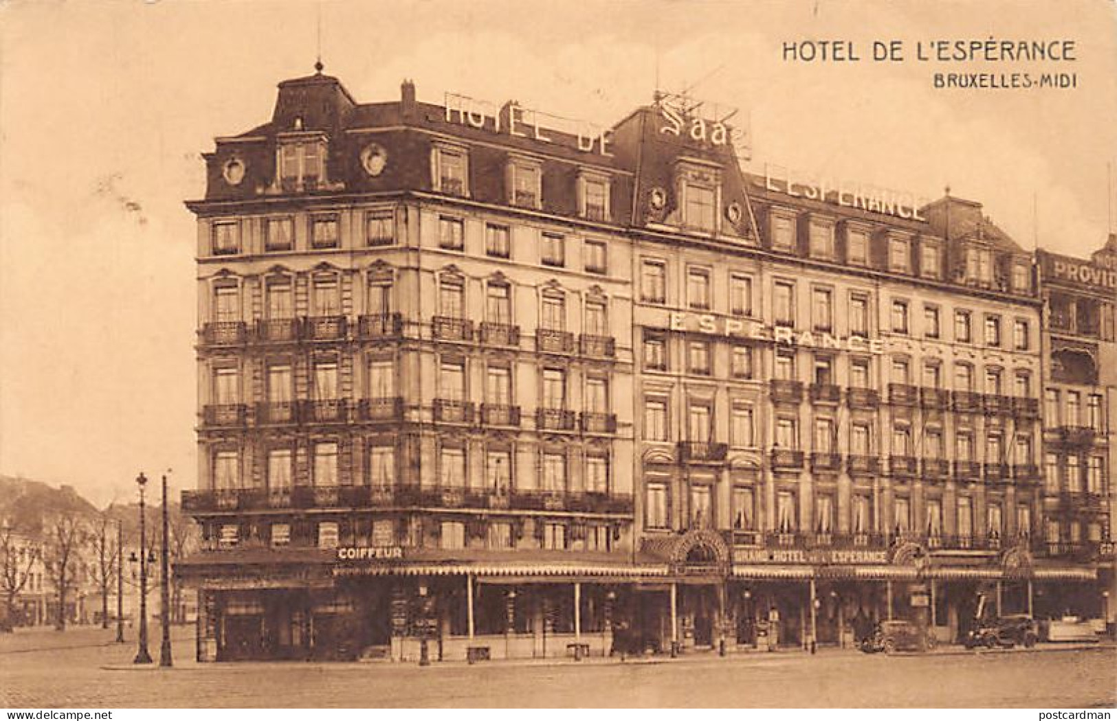 BRUXELLES - Hôtel De L'Espérance - Gare Du Midi - Ed.  - Altri & Non Classificati