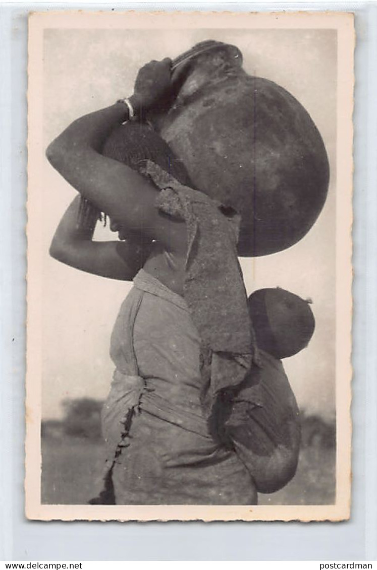 Tchad - FORT-LAMY - Porteuse D'eau Et Son Enfant - Ed. R. Pauleau 280 - Tchad