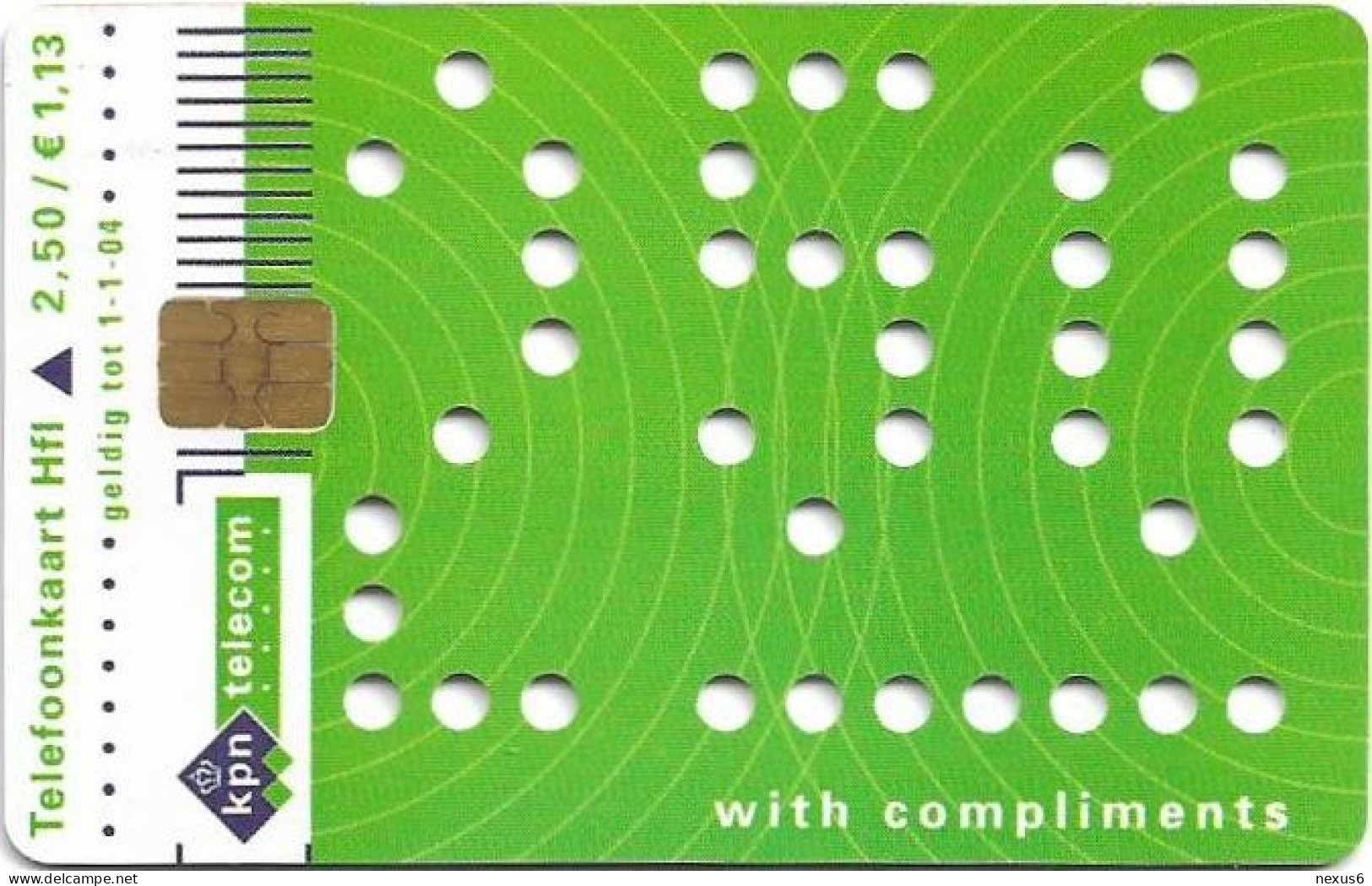 Netherlands - KPN - Chip - CKD147.01 - IAS Promocard 2 (Holes Card), 1999, 2.5ƒ, 25.100ex, Mint - Privat