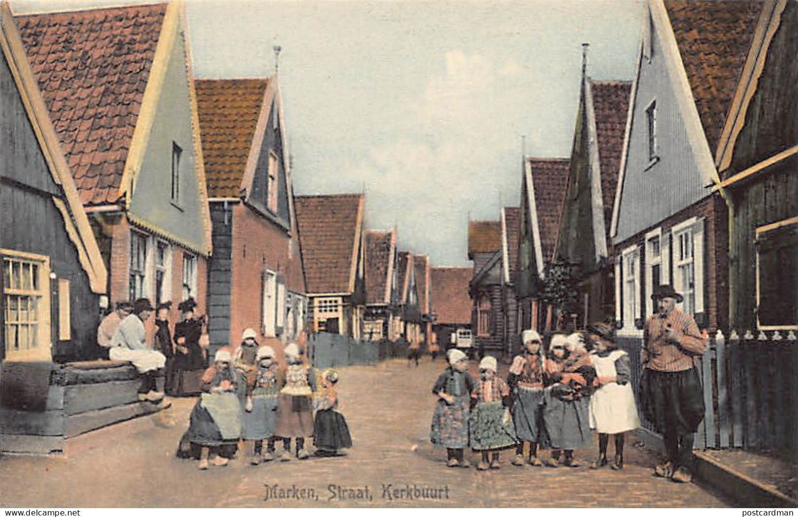 MARKEN (NH) Straat, Kerkbuurt - Uitg. VSM 177 - Marken