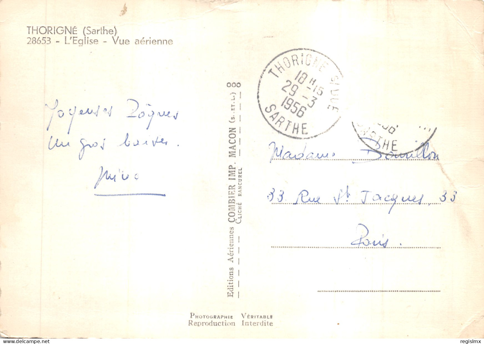 72-THORIGNE-N°580-B/0277 - Other & Unclassified