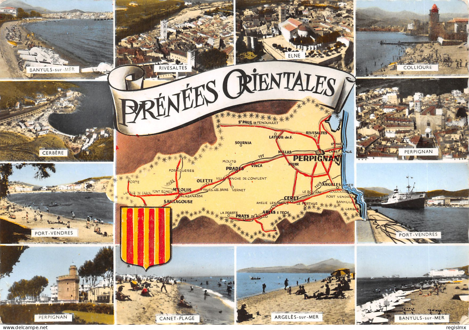 66-PANORAMA DES PYRENEES ORIENTALES-N°580-A/0253 - Other & Unclassified