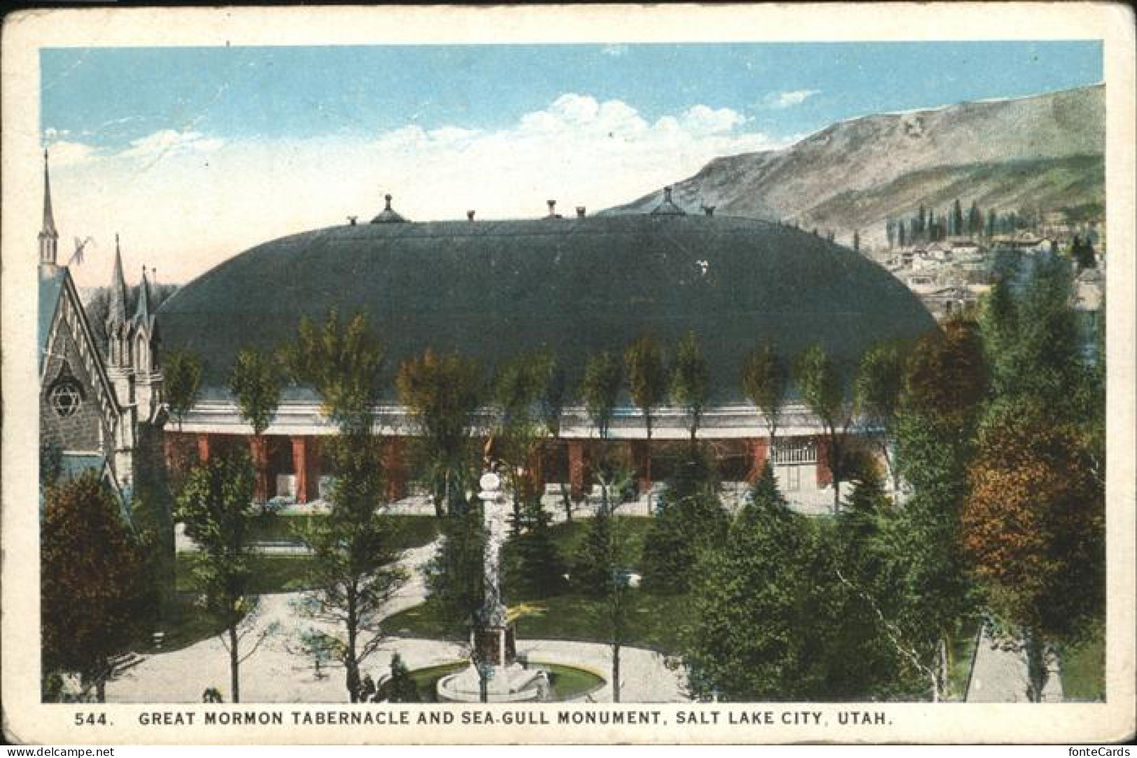 11326019 Salt_Lake_City Great Mormon Tabernacle Sea Gull Monument - Autres & Non Classés