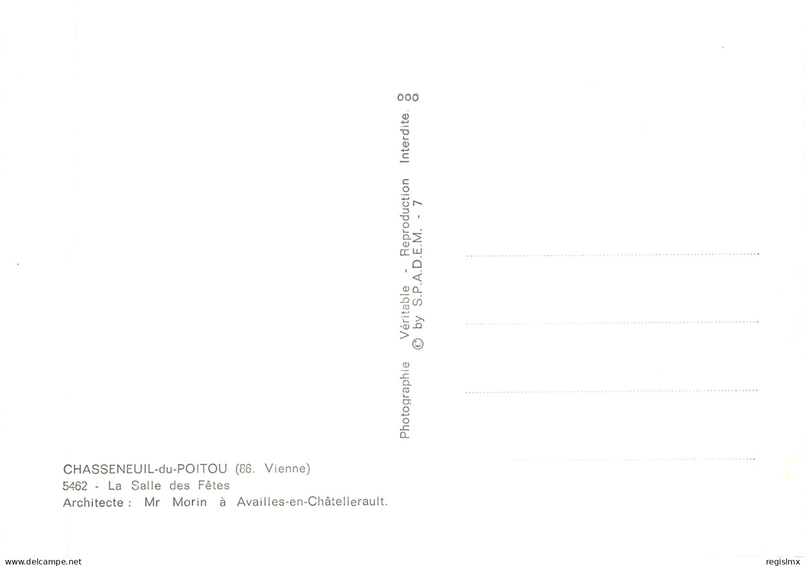 86-CHASSENEUIL DU POITOU-N°581-B/0287 - Other & Unclassified