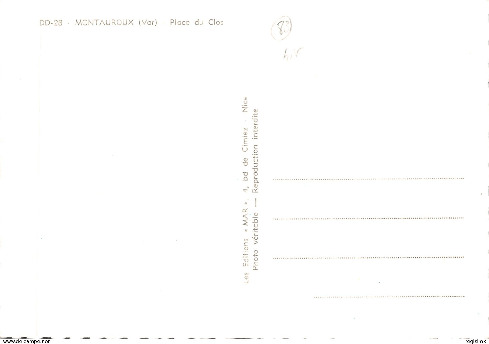 83-MONTAUROUX-N°581-A/0311 - Autres & Non Classés