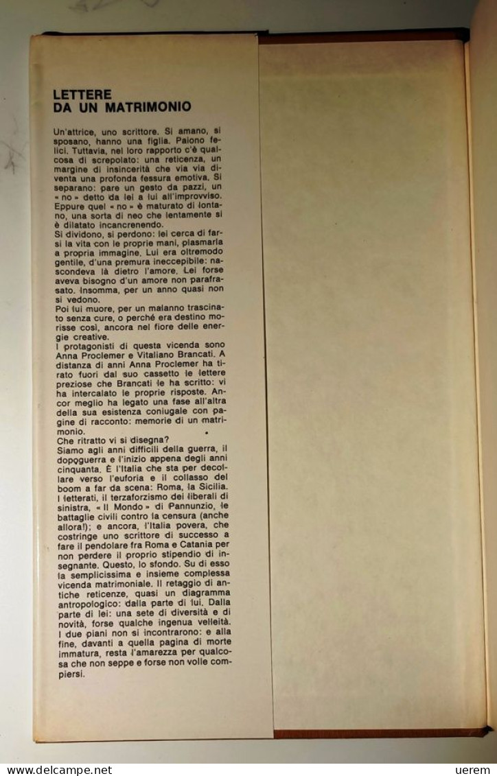 1978 Rizzoli Brancati Proclemer Prima Edizione - Libros Antiguos Y De Colección