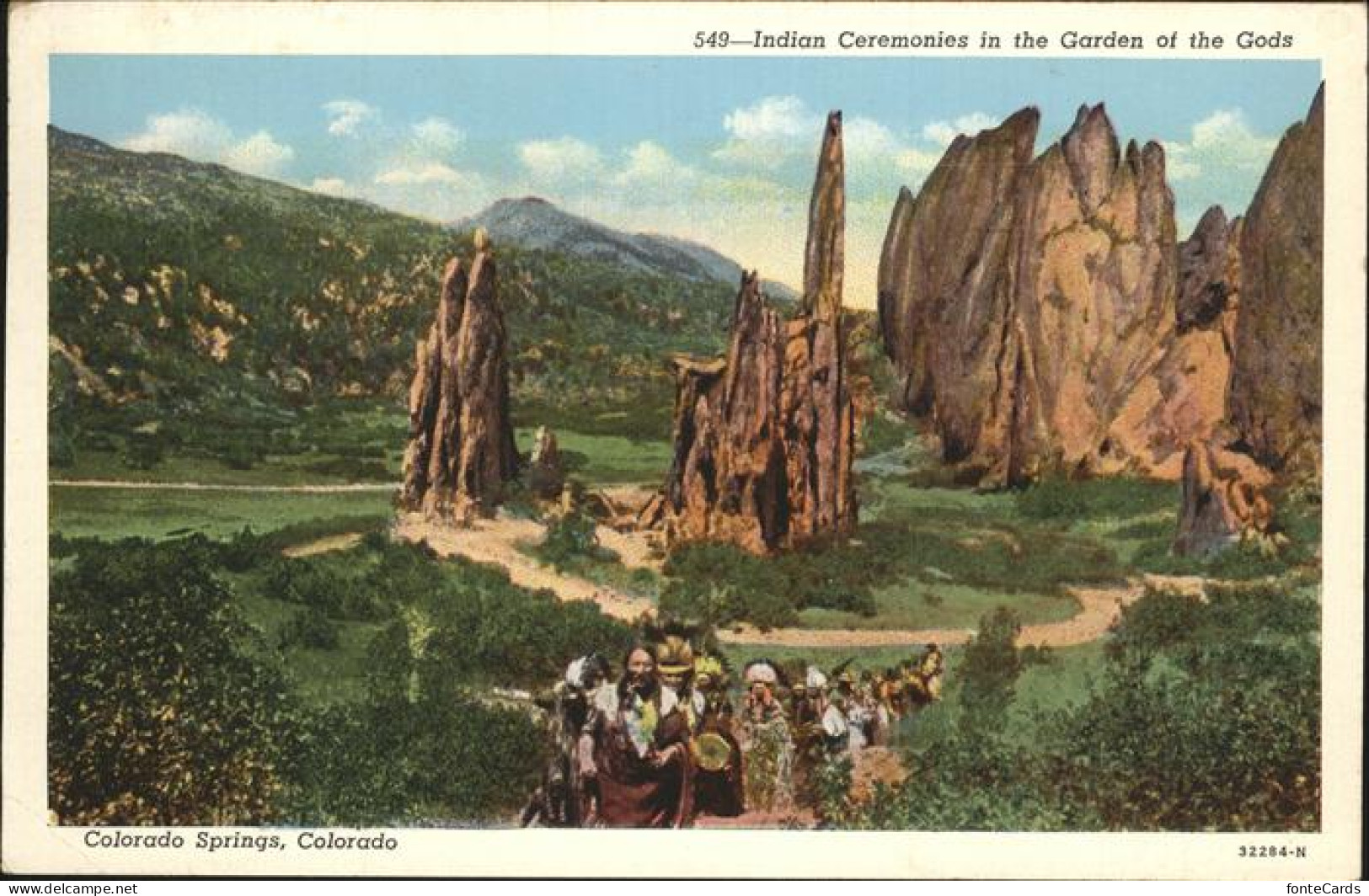 11326001 Colorado Springs Indian Ceremonies In Garden Of The Gods  - Other & Unclassified