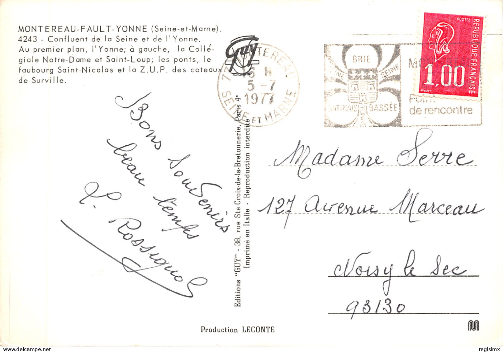 77-MONTEREAU FAULT YONNE-N°580-D/0065 - Montereau