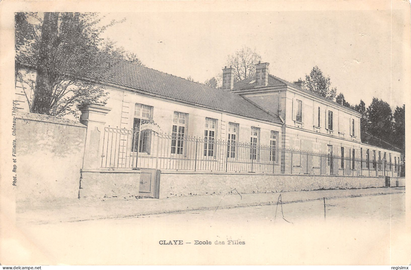 02-CLAYE-ECOLE DES FILLES-N°582-A/0235 - Other & Unclassified