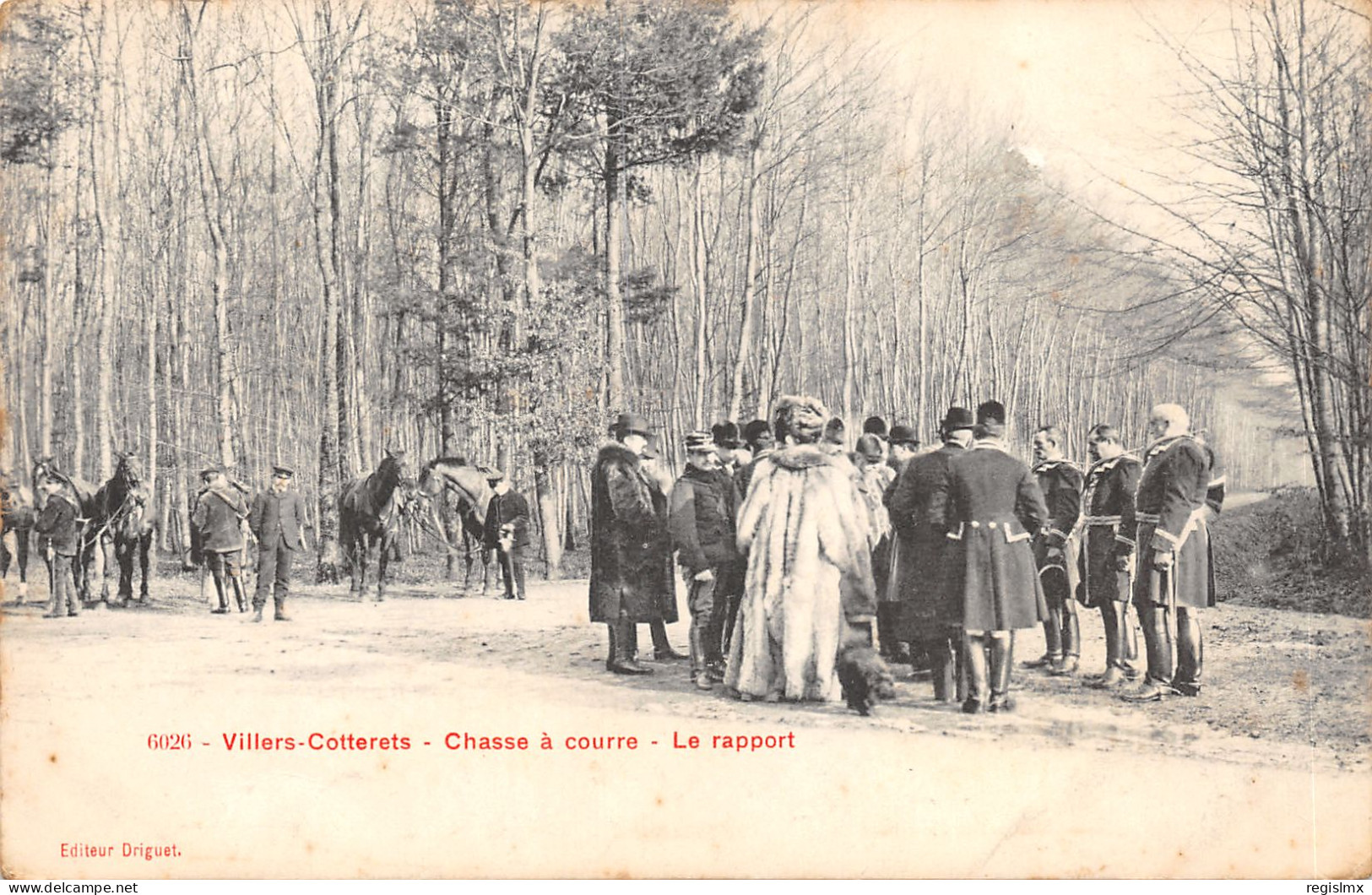 02-VILLERS COTTERETS-CHASSE A COURRE-N°582-A/0187 - Otros & Sin Clasificación