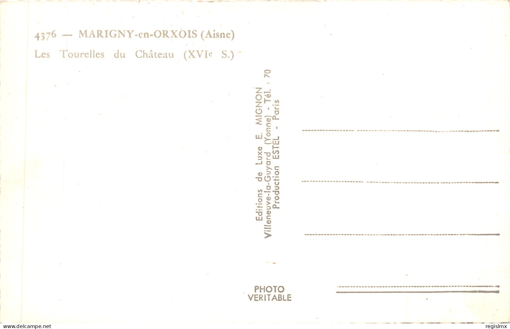 02-MARIGNY EN ORXOIS-LE CHÂTEAU-N°582-A/0107 - Autres & Non Classés