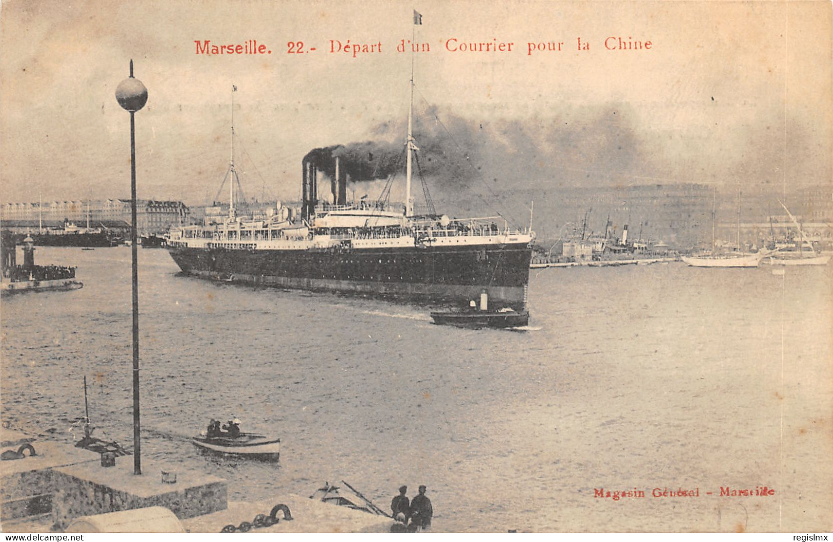13-MARSEILLE-COURRIER DE CHINE-N°582-C/0193 - Unclassified