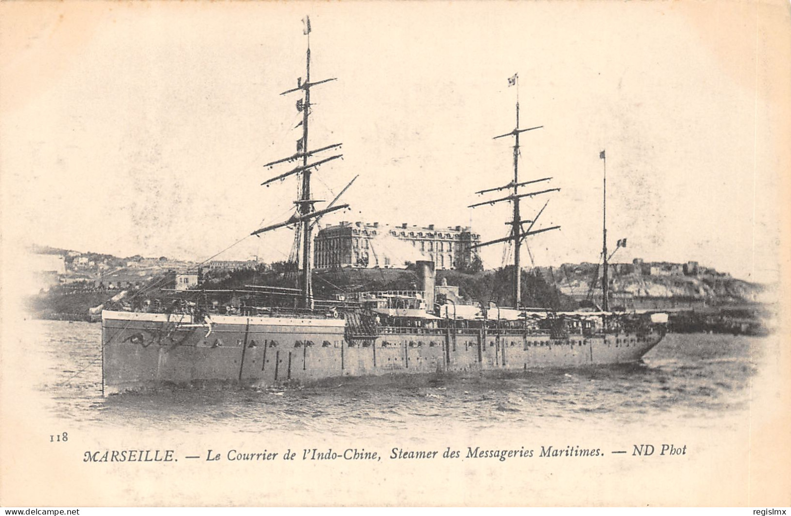 13-MARSEILLE-LE COURRIER DE L INDO CHINE-N°582-C/0173 - Zonder Classificatie