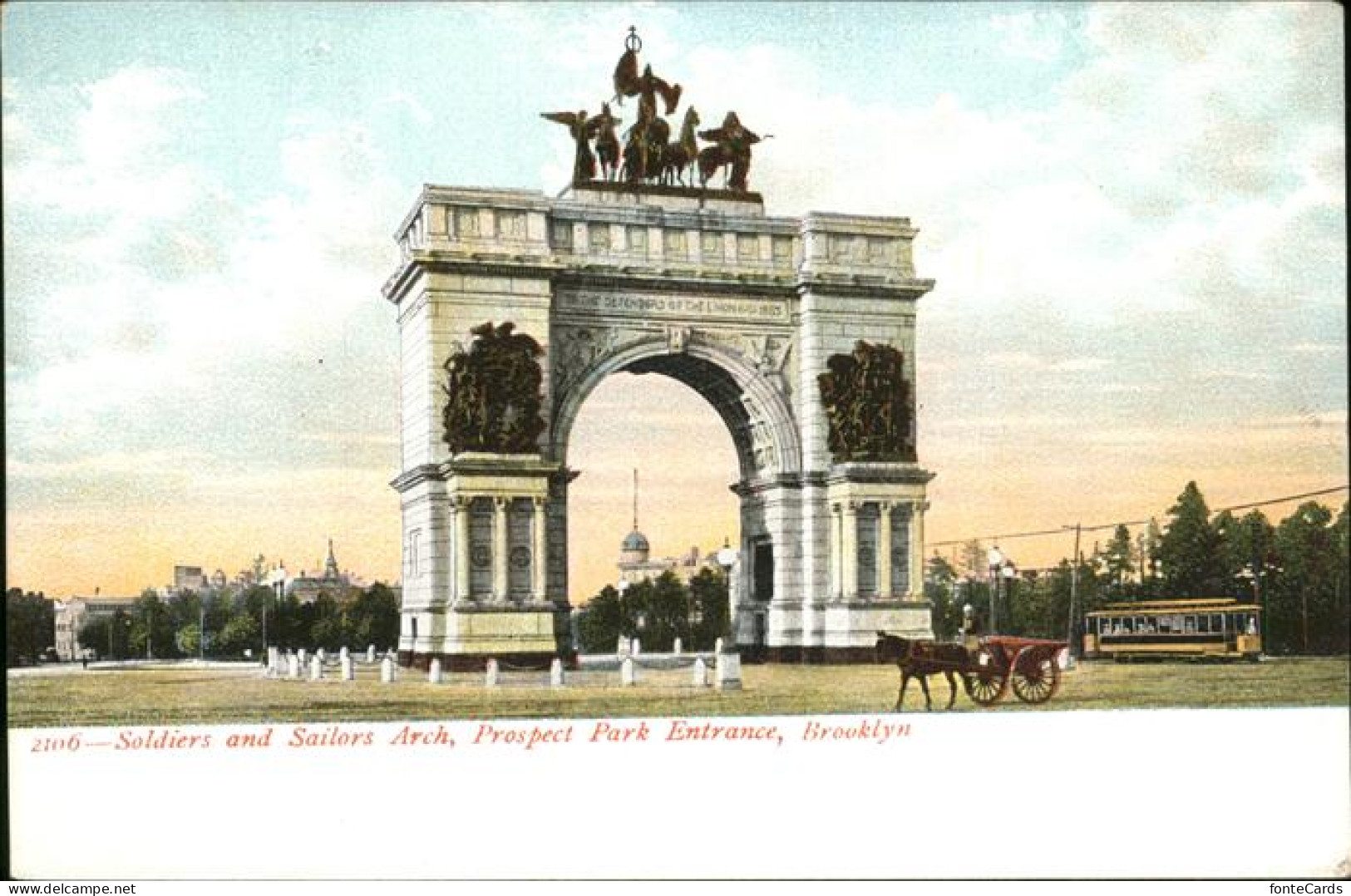 11325954 New_York_City Soldiers And Sailors Arch Prospect Park Entrance Pferdewa - Other & Unclassified