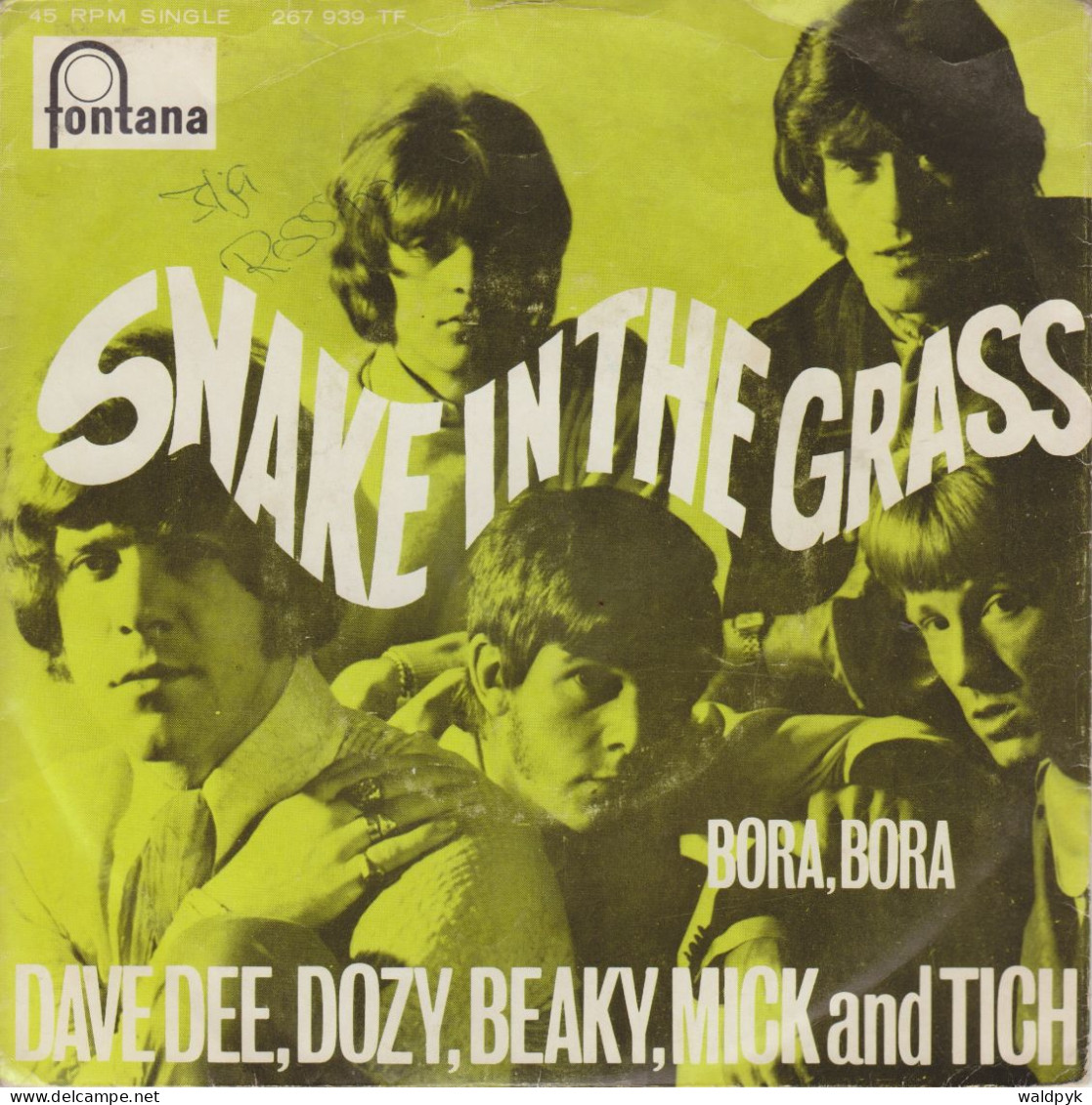 DAVE DEE, DOZY, BEAKY, MICK & TICH - Snake In The Grass - Otros - Canción Inglesa