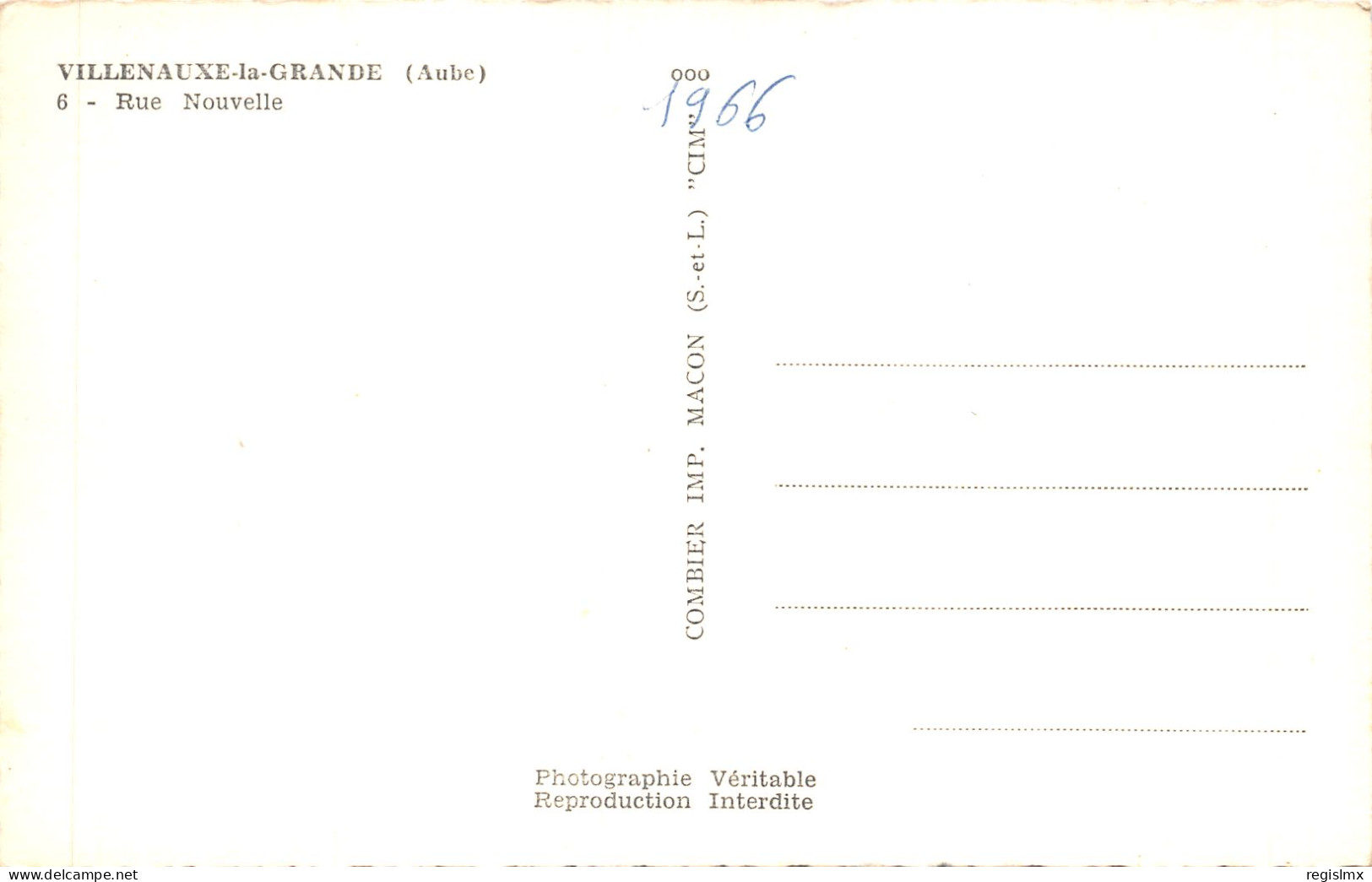 10-VILLENAUXE LA GRANDE-N°582-B/0385 - Sonstige & Ohne Zuordnung