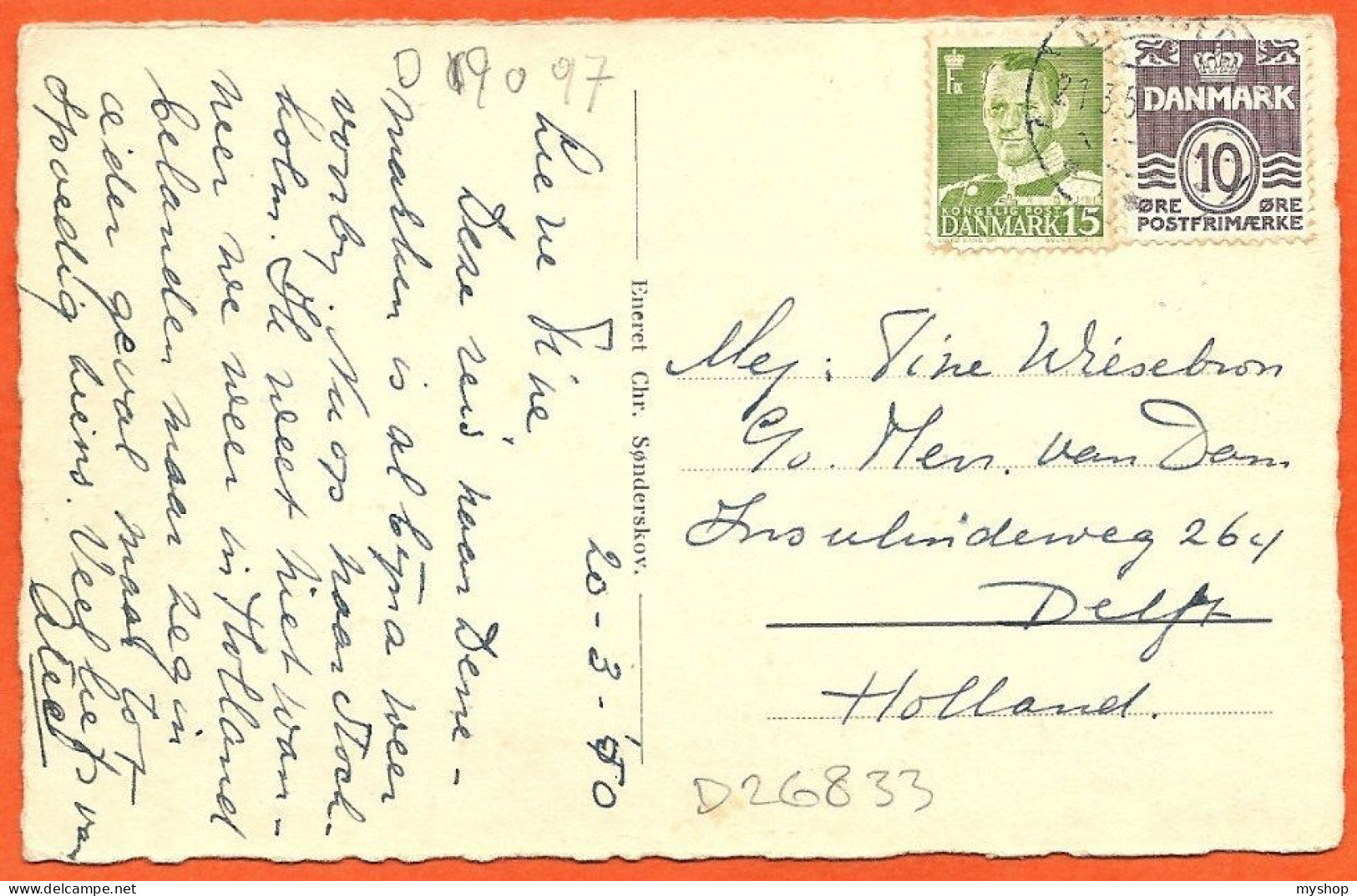 DK144_*   KLAMPENBORG * RESTAURANT PETET LIBS * SENT 1950 - Danemark