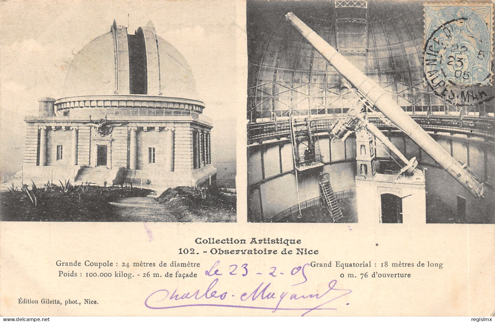 06-NICE-L OBSERVATOIRE-N°582-B/0037 - Other & Unclassified