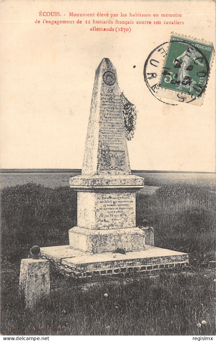 27-ECOUIS-MONUMENT AUX MORTS-N°582-G/0023 - Other & Unclassified