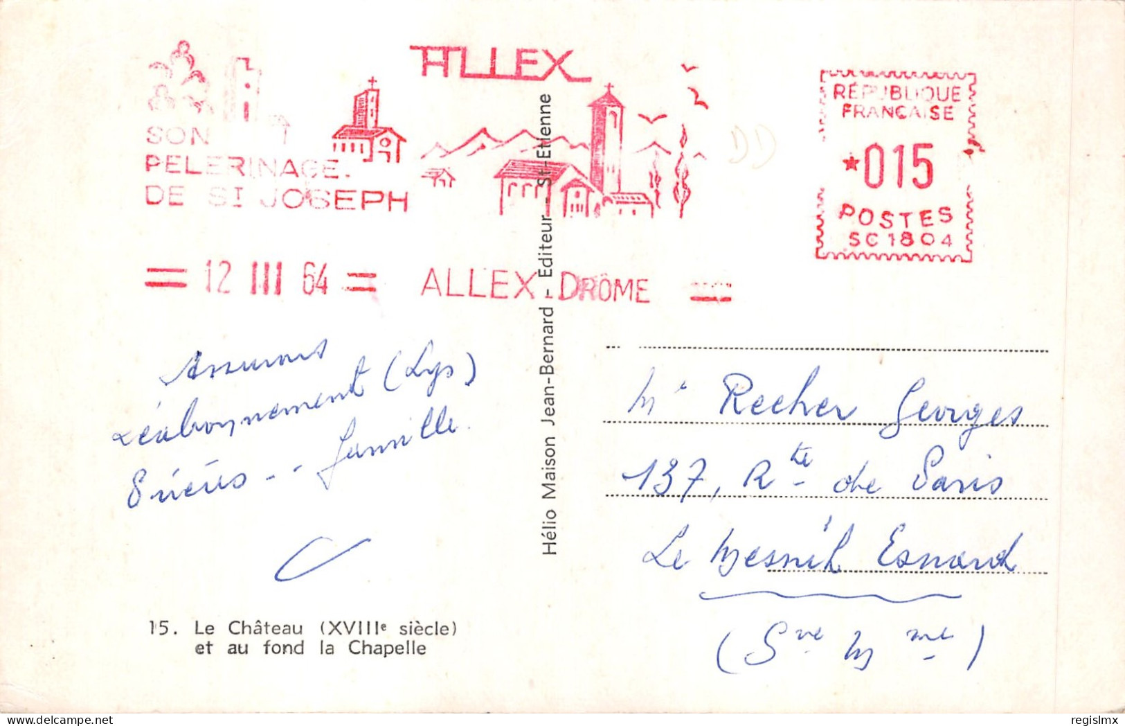 26-ALLEX-N°582-G/0005 - Andere & Zonder Classificatie