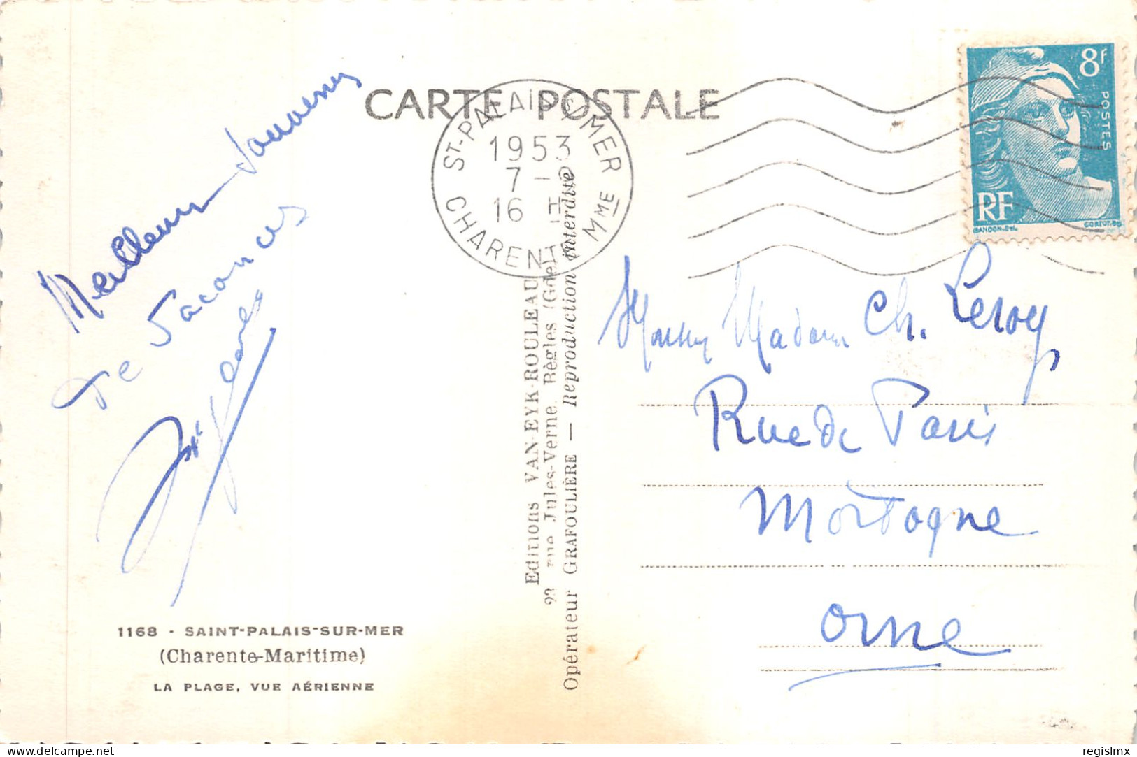 17-SAINT PALAIS SUR MER-N°582-E/0197 - Saint-Palais-sur-Mer