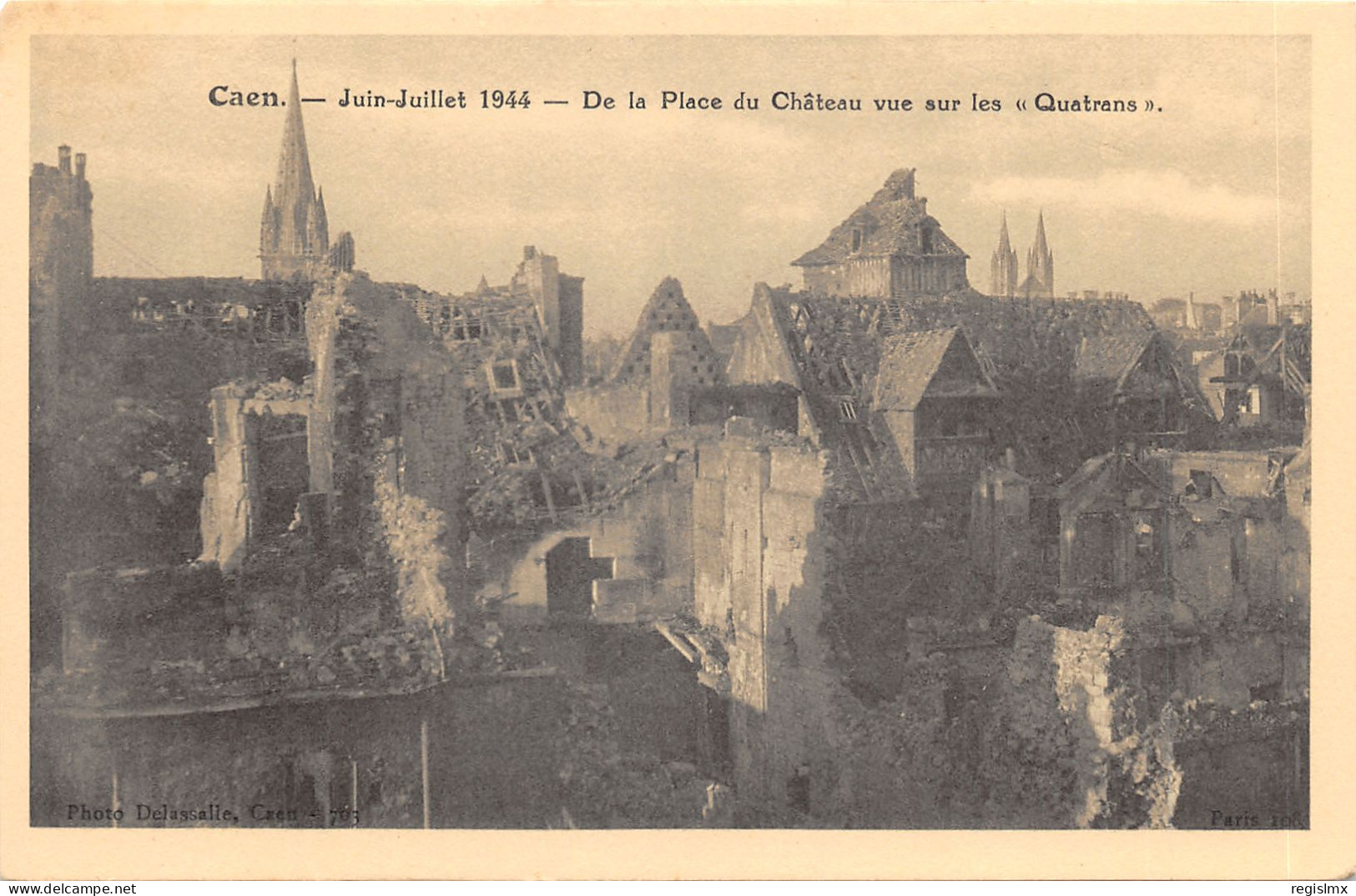 14-CAEN-RUINES-N°582-D/0287 - Caen