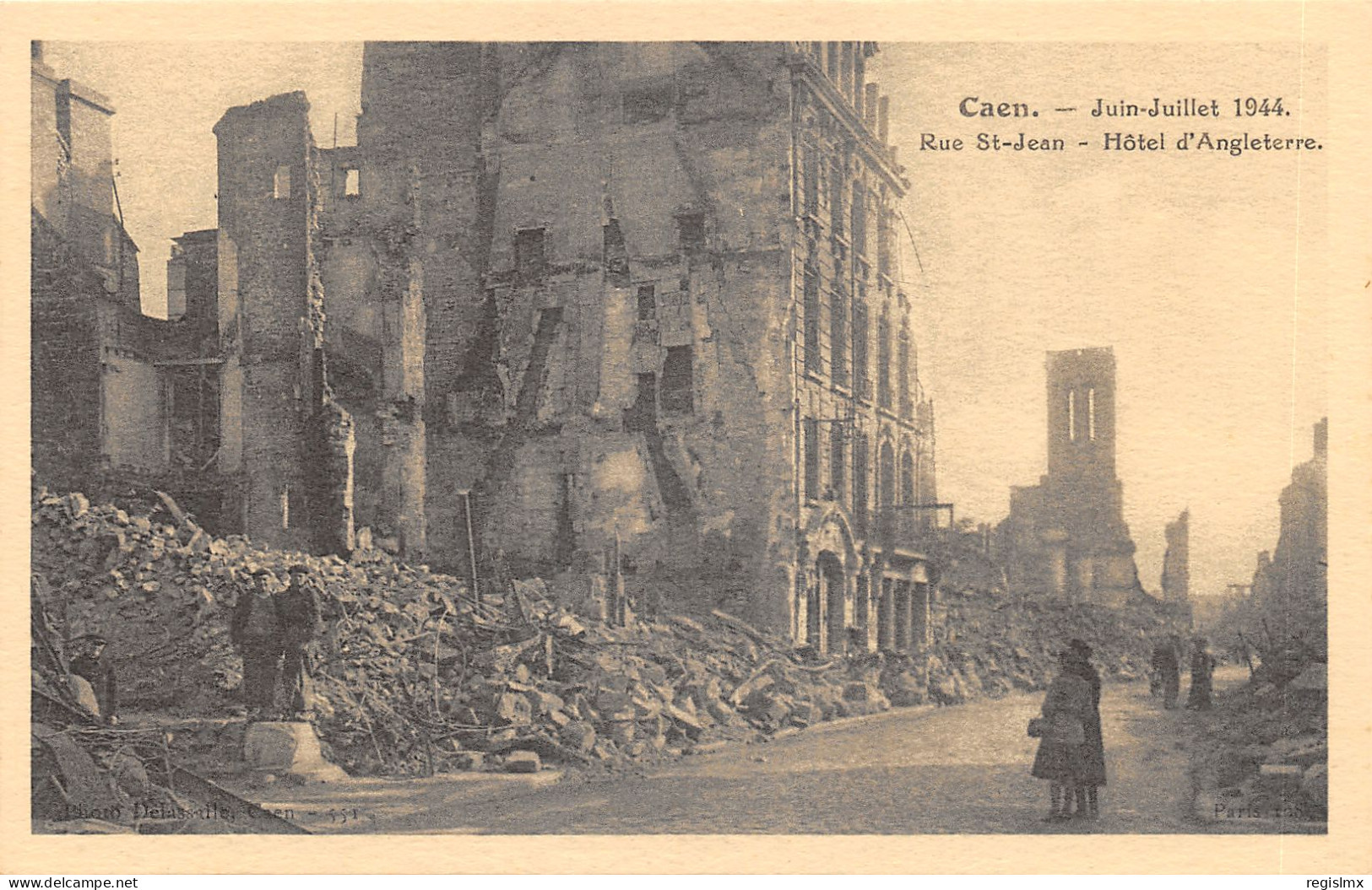 14-CAEN-RUINES-N°582-D/0257 - Caen