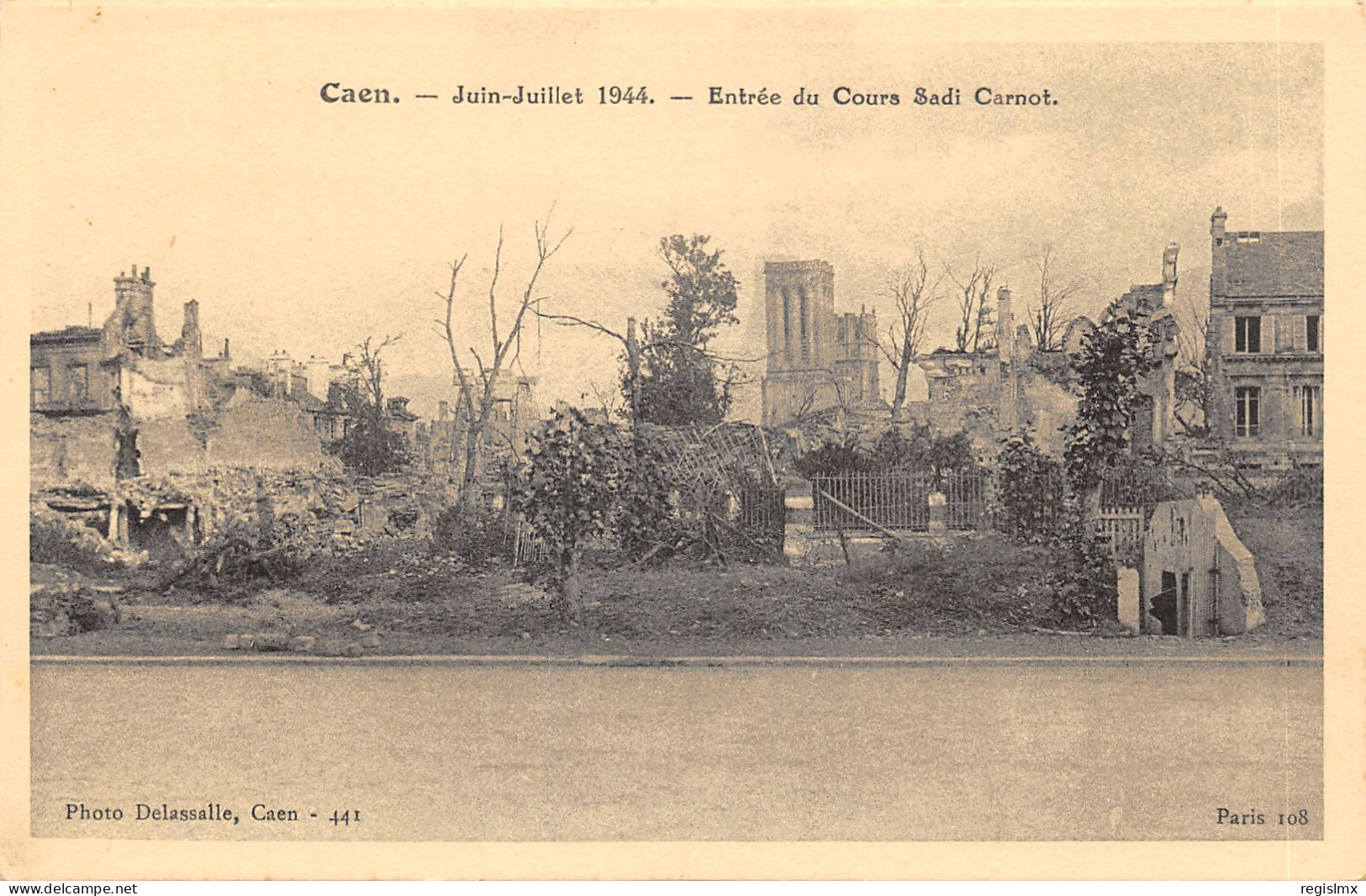 14-CAEN-RUINES-N°582-D/0237 - Caen