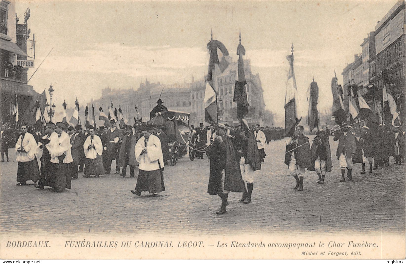 33-BORDEAUX-FUNERAILLES DU CARDINAL LECOT-N°583-B/0011 - Bordeaux